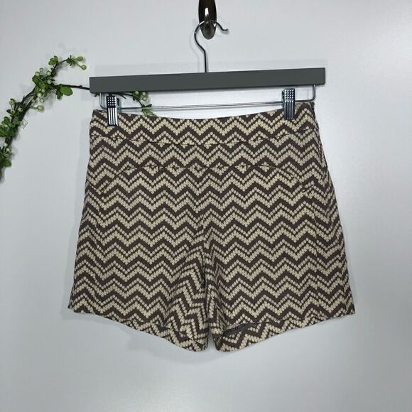 Anthropologie Cartonnier Taupe Cream Shorts - Picture 2 of 13